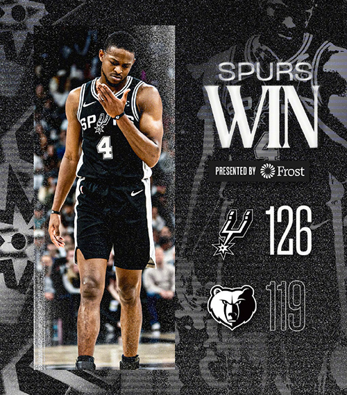 12月03日 NBA常规赛 灰熊vs马刺 全场录像及集锦